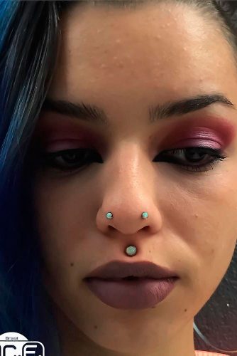 Austin Bar Nose Piercing #austinbarpiercing